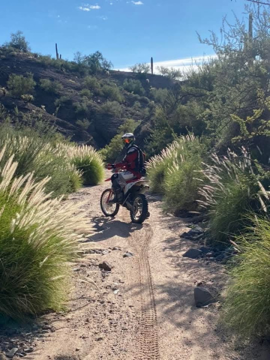 Great trails, awesome burgers and beer! Good times!!