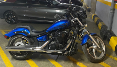 At the hotel parking