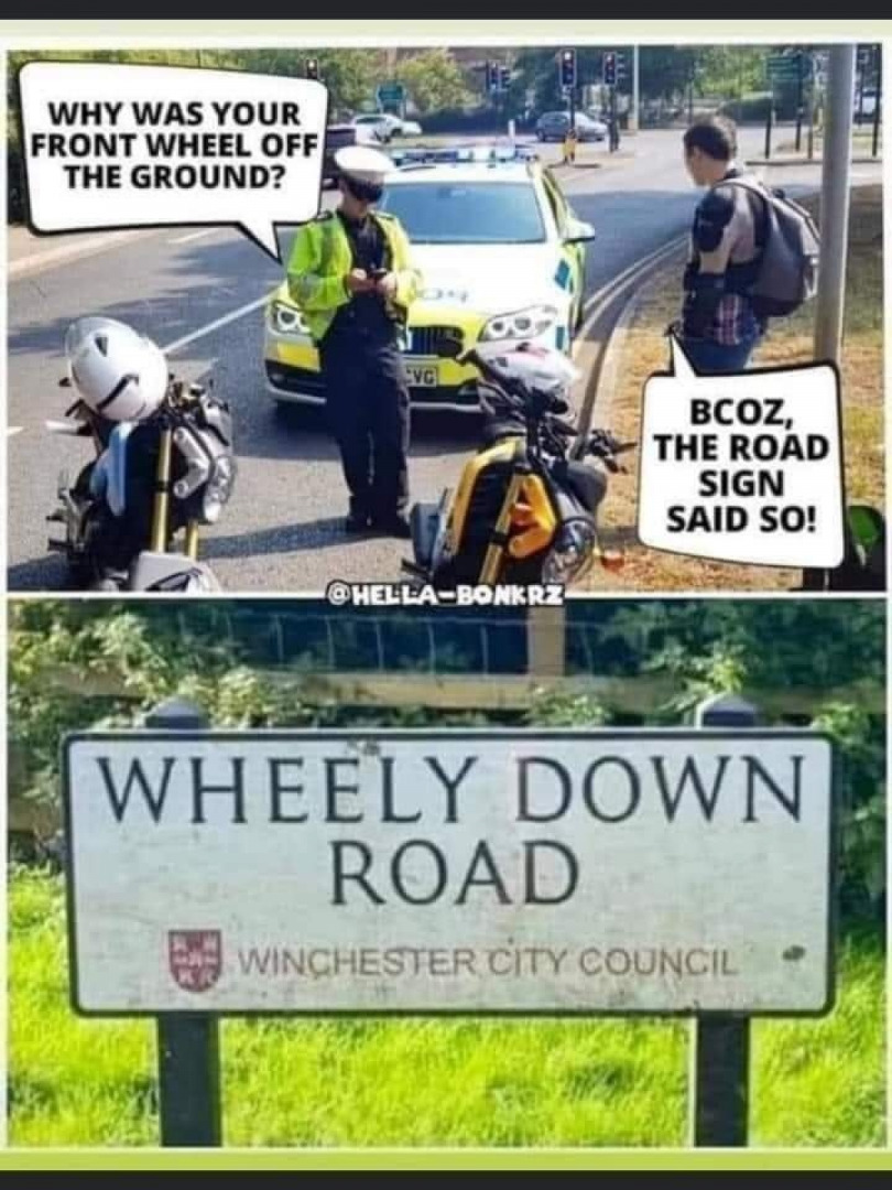 Best road for wheelies