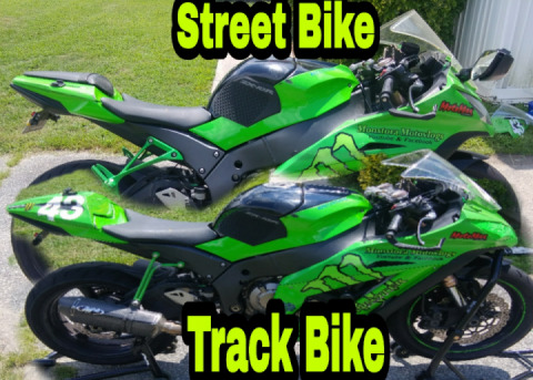 Getting my bike ready for track this weekend can't wait