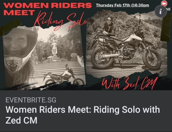 Interview - solo female rider.