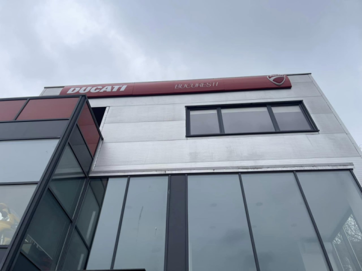I spent about 2 hours at Ducati Romania in Bucharest.
