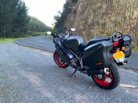 Back on the road with an early morning ride.