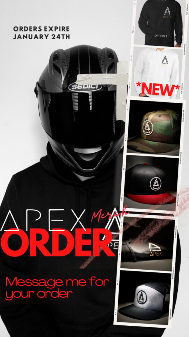 Apex moto merchandise drop