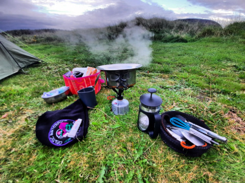 Solo Wild Camp. County Sligo. Ireland.