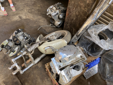 Transformation bike Suzuki C50