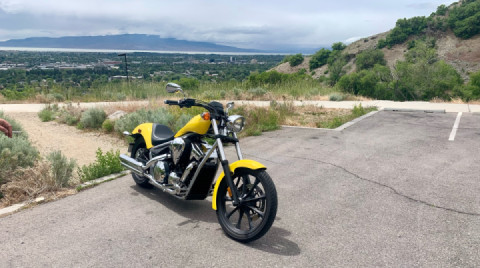 Big bro bought a new bike