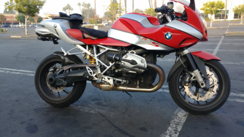 My son's ride R1200S..so torquey..great smooth ride.