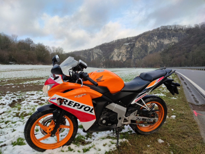 Snow on the Meuse Valley