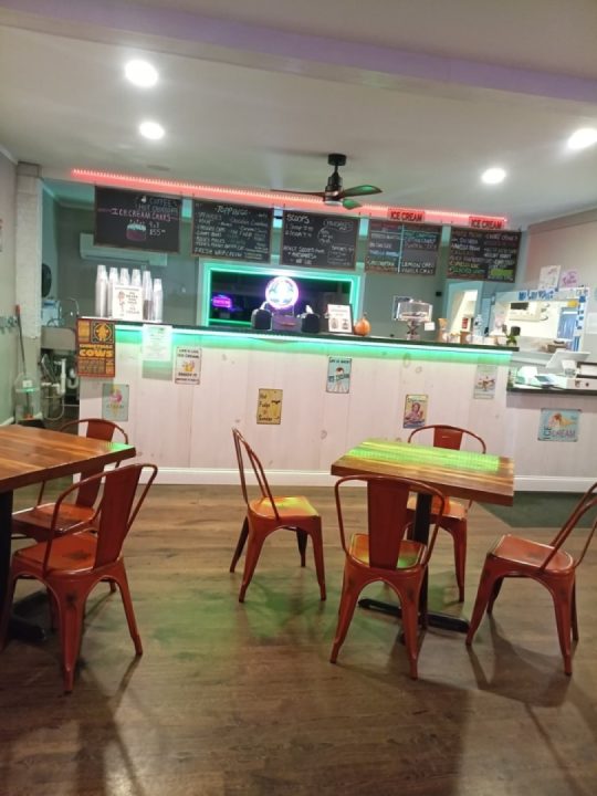 Ride motorcycles and eat ice cream