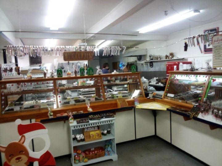 A must stop for freshly mad candy canes and chocolates Nelsons Candy in Wilton nh