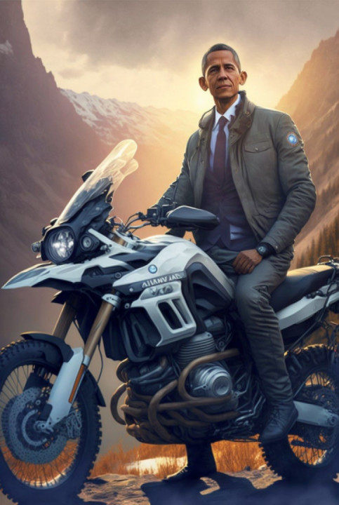 What if US presidents could ride motorcycles