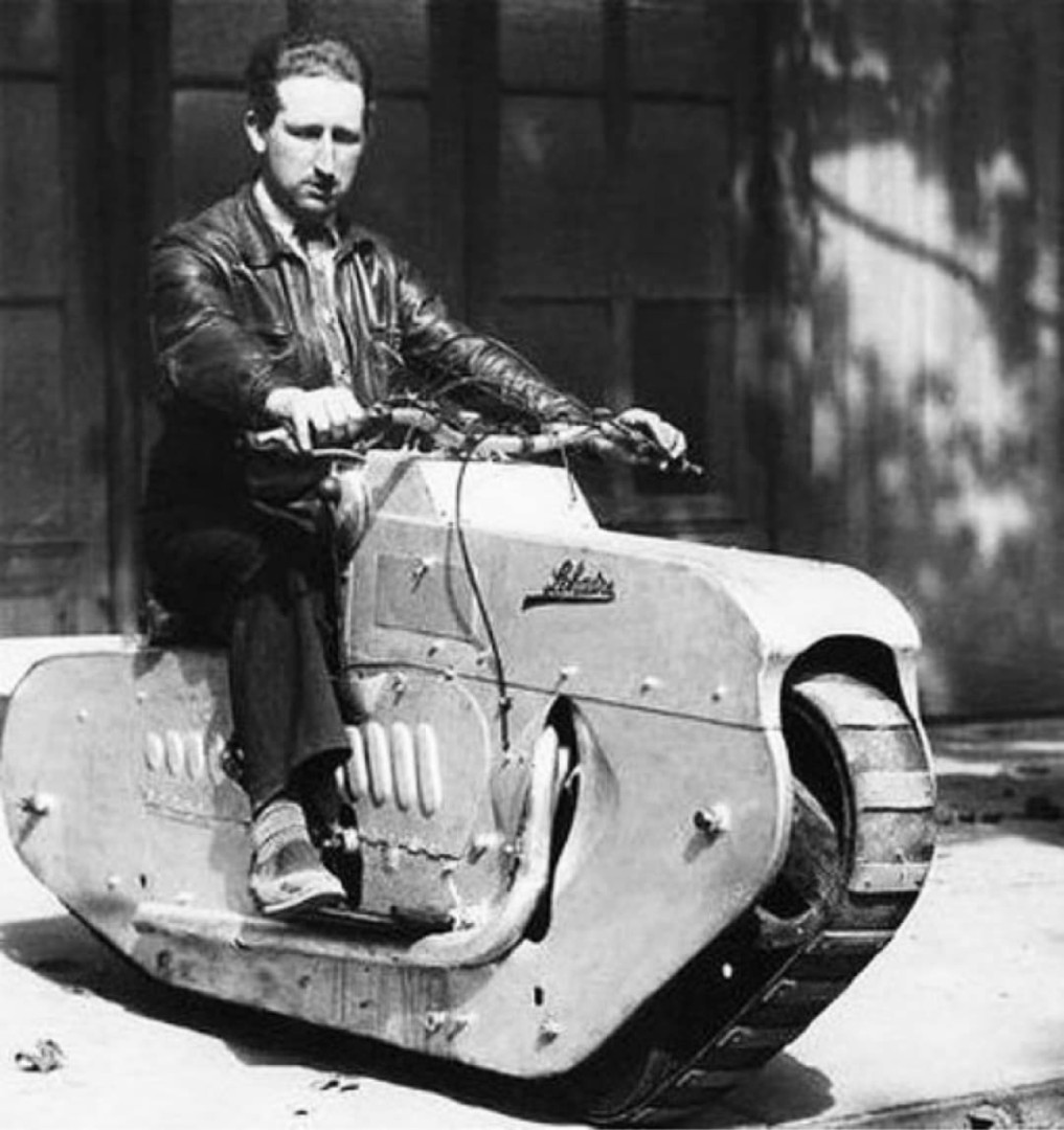 1939 Lehaitre tracked caterpillar motorcycle