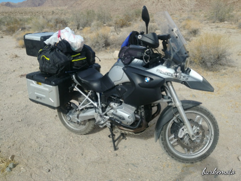 Loaded up..complete with trash packed on top. Leave no trace.