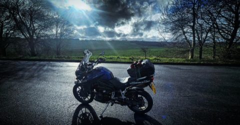 A stunning ride to today's gig. Took in a bit of history on route