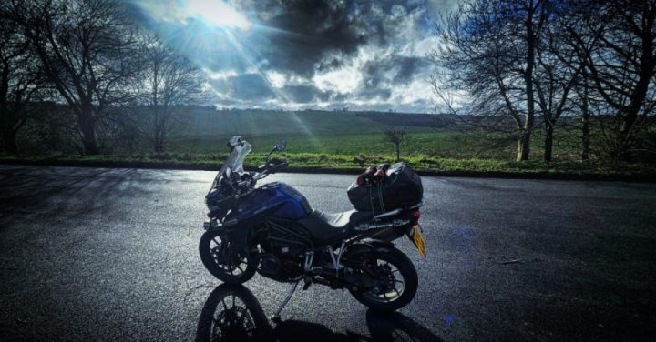 A stunning ride to today's gig. Took in a bit of history on route