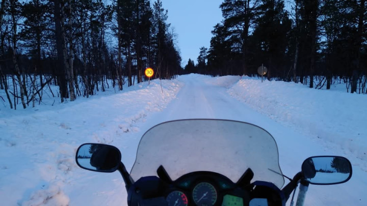 Today's afternoon was -6c° and perfect conditions for a ride after work