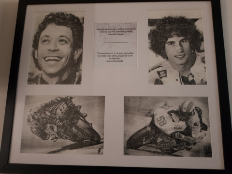 Two Legends .... ? charcoal painting