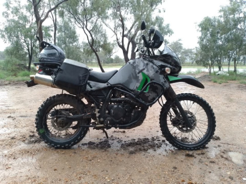 Bike and hemet wash day...