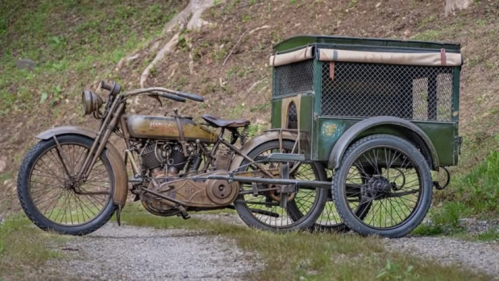 1917 Harley-Davidson Messenger Pigeon Carrier