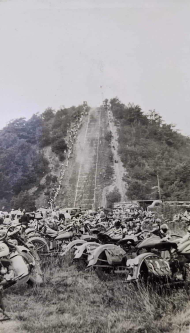 Muskegon motorcycle hill climb. 1939
