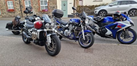 Met up with friends. We're going to have a great trip.