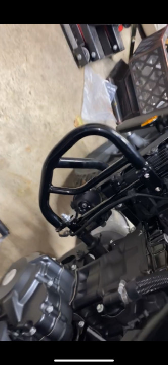 Installed crash bars ?