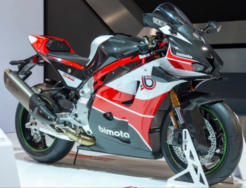 Bimota bikes on display at EICMA