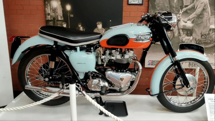 What a Beauty which was seen at National motorcycle museum Birmingham