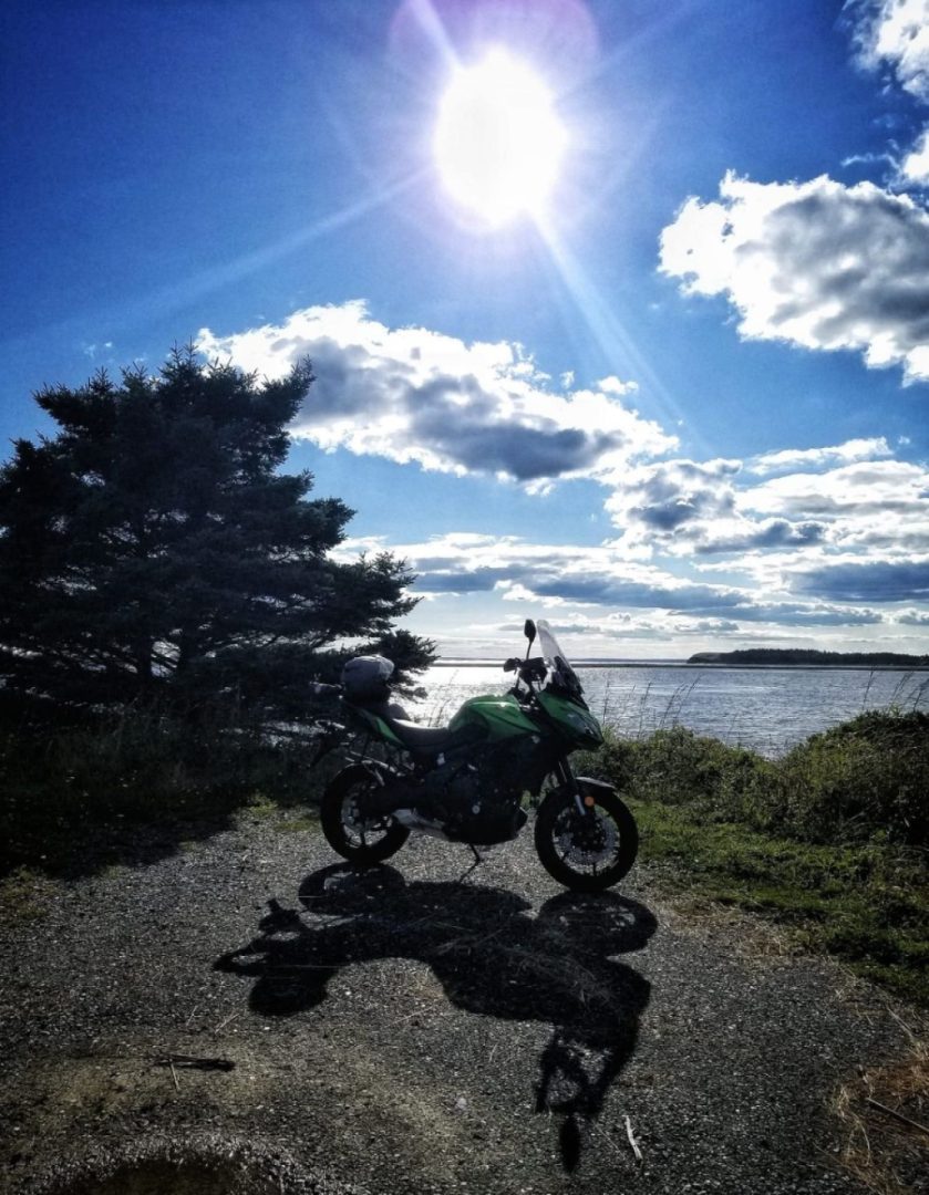 Perfect summer day for an after-work ride.