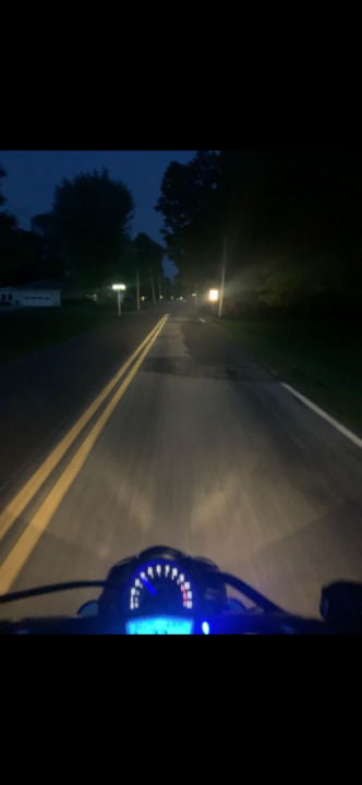 Ride last night
