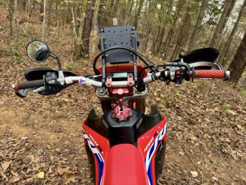 Got a few hundred miles in with the new Rally faring. Makes for easy work.