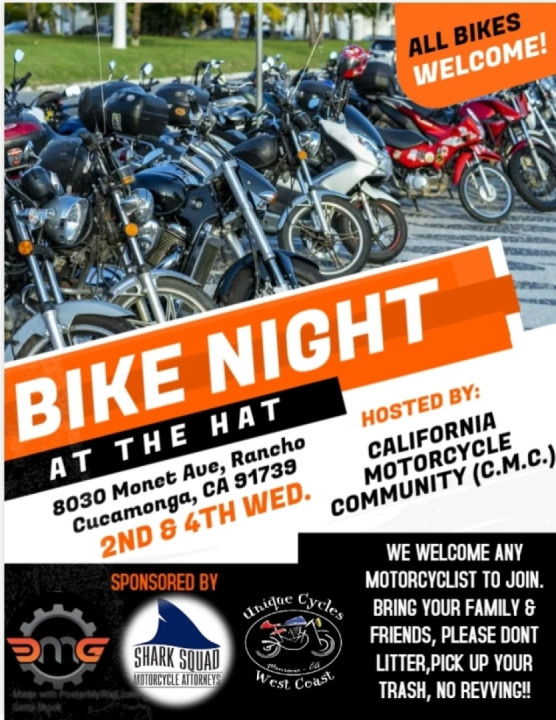 Bike Night Starting up Wed. March 8,2023