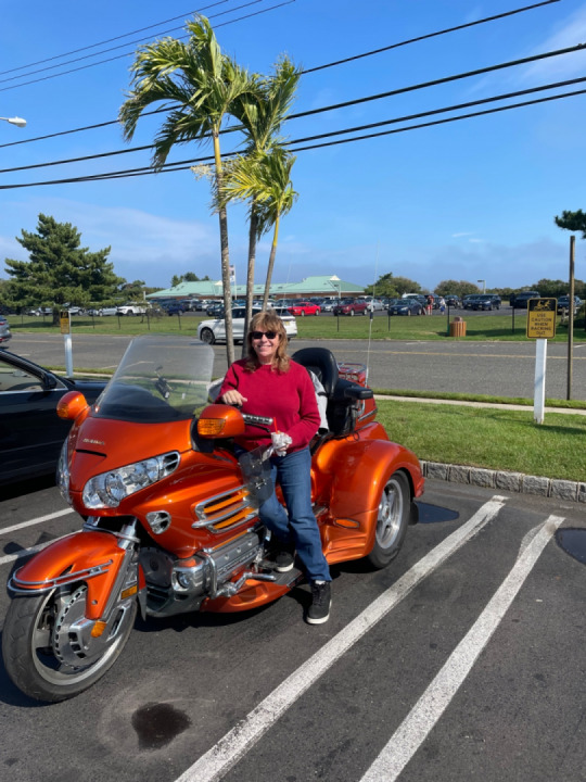 Fall ride at the shore.