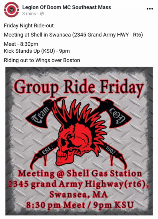 Friday Night Ride out