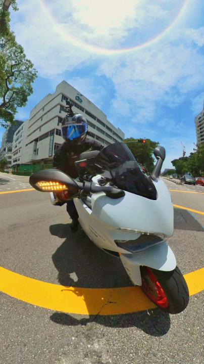 Heaven is watching me... love the halo!