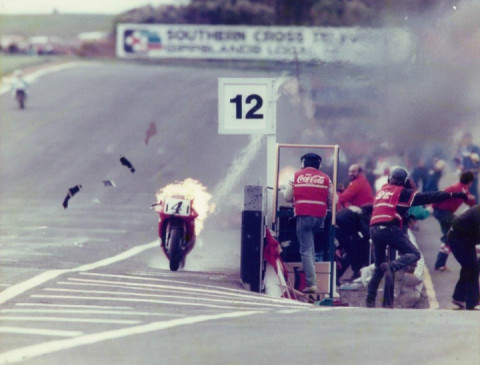 Stefan Mertens set the place on fire in 1992