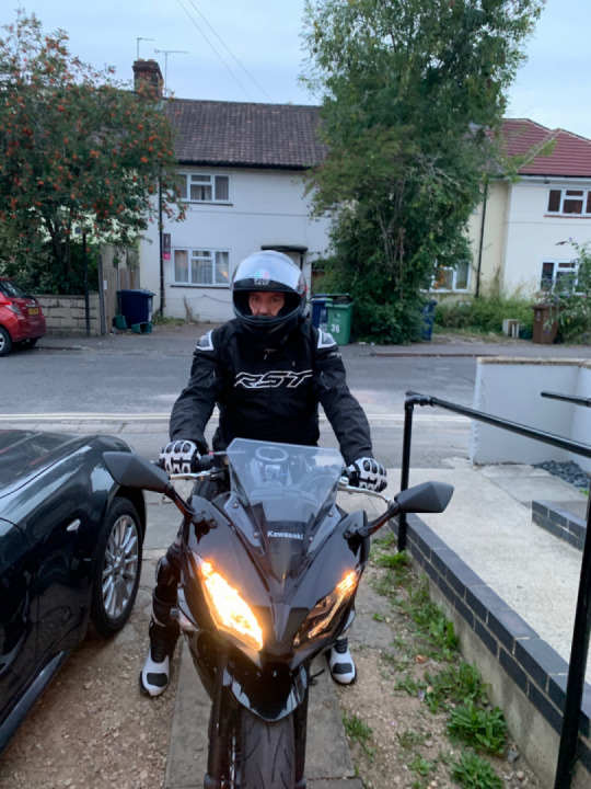 Action man on a motorcycle