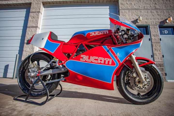 Another rare beast, Ducati 750 TT1.