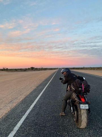 Nullabor Australia.....won’t find any twisties out here ?