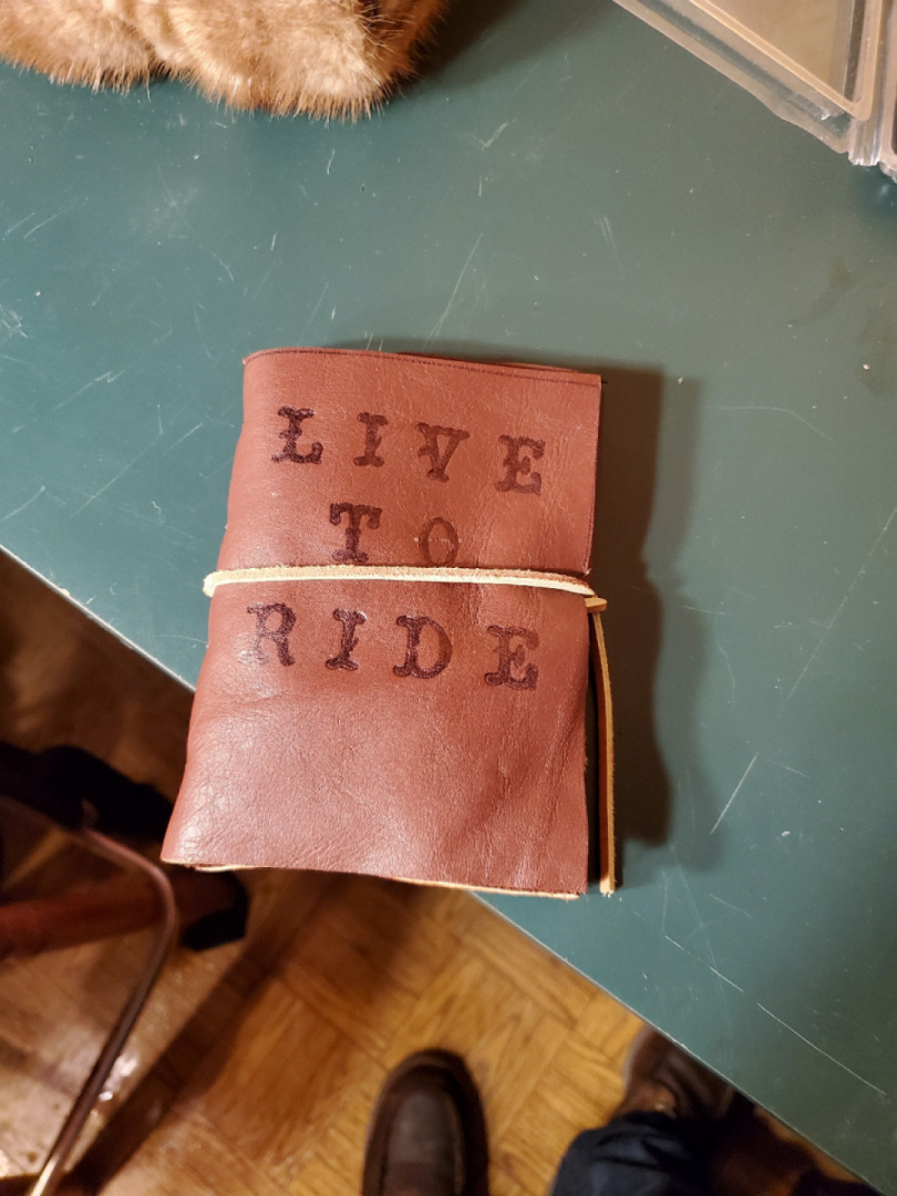 Made myself a new riding Journal