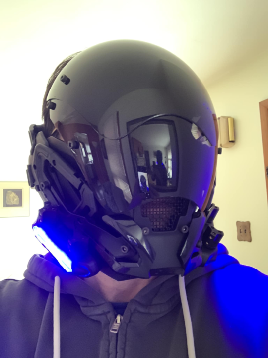 Perfect for making people ask “what is that we just passed?? Bike came with blue LEDs on it.