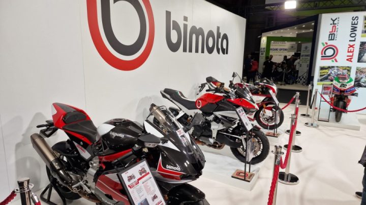 At the bike show in Birmingham, might have to stand here all day!