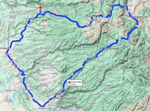 At long last I did my first loop ride of the year across CA Highway 4 today,