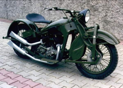 PMZ-A-750 first soviet heavy motorcycle