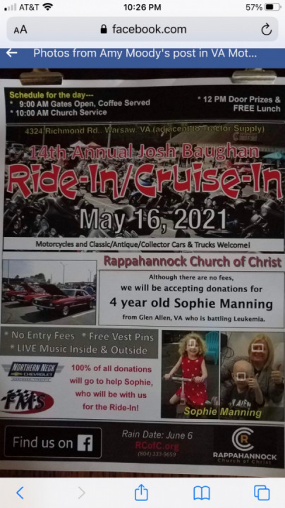 Rcofc charity ride inn