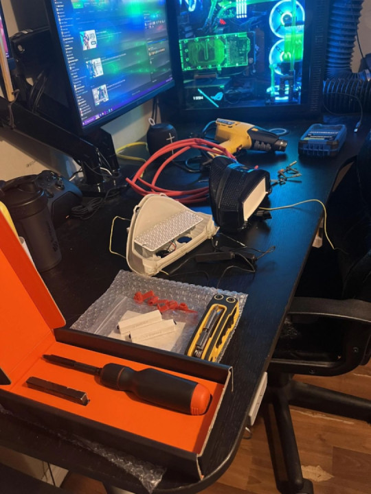 At least can do electrical work on my bike when it's shitty weather outside.