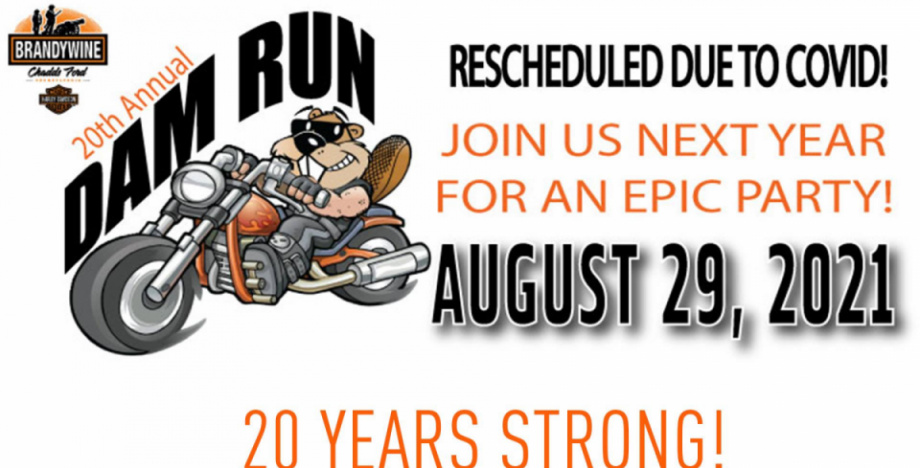 20th Annual Dam Run - Rescheduled for 2021 - Save the date!