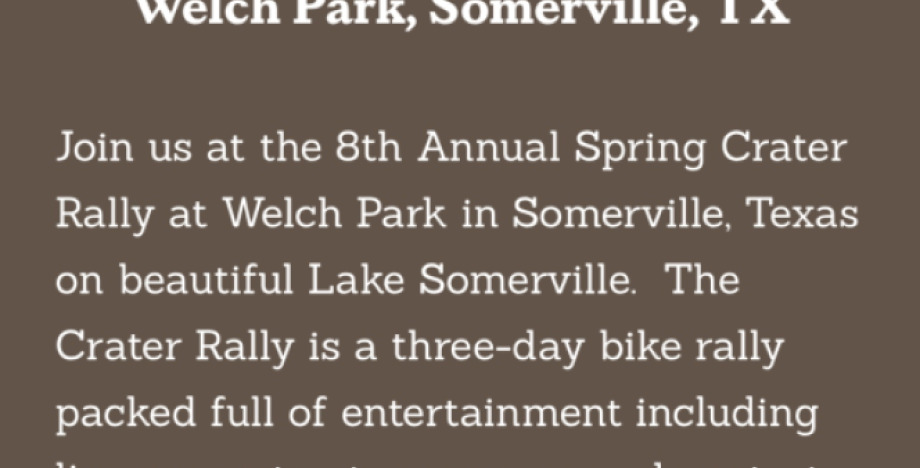 Summerville Bike Rally