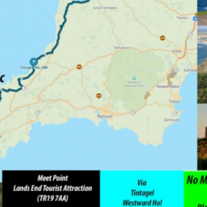 July 13th (Day 2) - Lands End - Minehead (Day 2) The Big Ride For Charity